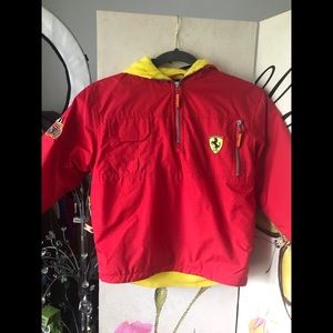 Ferrari zip up boy jacket